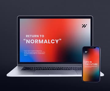 laptop and smartphon
